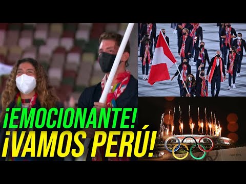 ASÍ FUE EL PASO DEL PERÚ EN EL DESFILE DE INAUGURACIÓN DE TOKIO 2020