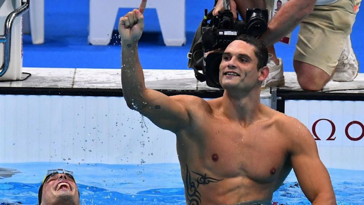 JO de Tokyo : Florent Manaudou médaillé d’argent du 50 m nage libre se dit « heureux » d’av