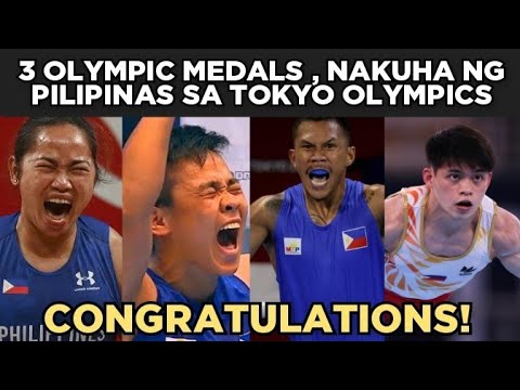 Philippines 3 MÉDAILLES OLYMPIQUES aux JEUX OLYMPIQUES DE TOKYO 2020 ! TOUTES NOS FÉLICITATIONS