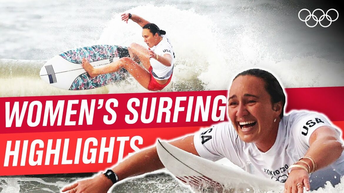 Les meilleurs moments de surf féminin à Tokyo 2020 !