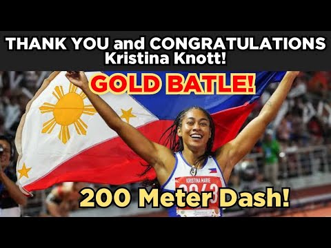 Philippines 2E BATAILLE D’OR , Kristina Knott, 200 mètres Dash Jeux Olympiques de Tokyo 2020