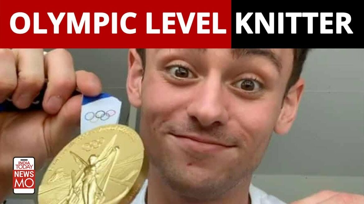 Jeux olympiques de Tokyo 2020 : le plongeur Tom Daley termine le pull viral qu’il a tricoté |  NewsMo