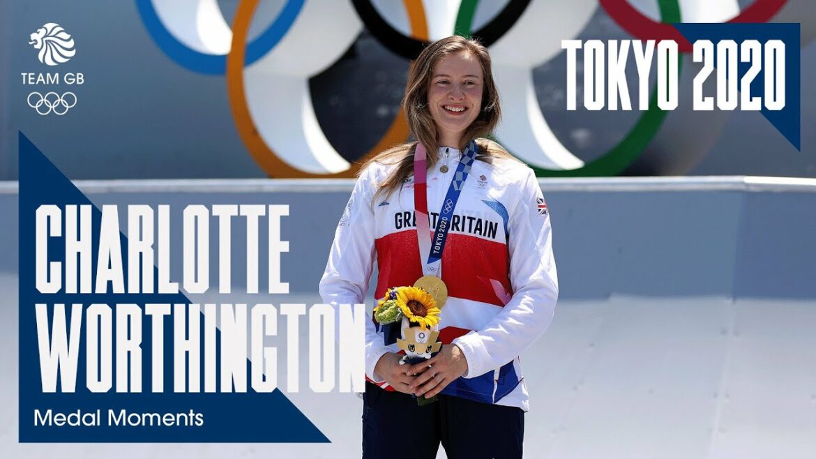 Charlotte Worthington entre dans l'HISTOIRE avec BMX GOLD |  Jeux olympiques de Tokyo 2020 |  Moments de médaille