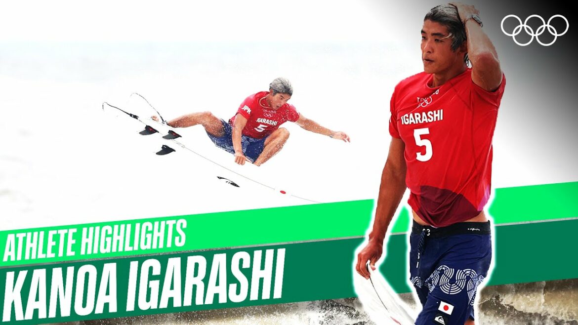 🇯🇵 Les MEILLEURES performances de Kanoa Igarashi à Tokyo 2020 !  🏄‍♂️
