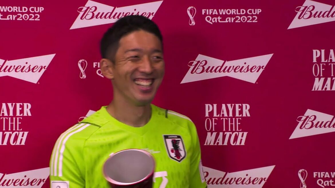 Allemagne vs Japon |  @Budweiser Joueur du match - Shuichi Gonda |  #Coupe du monde Fifa
