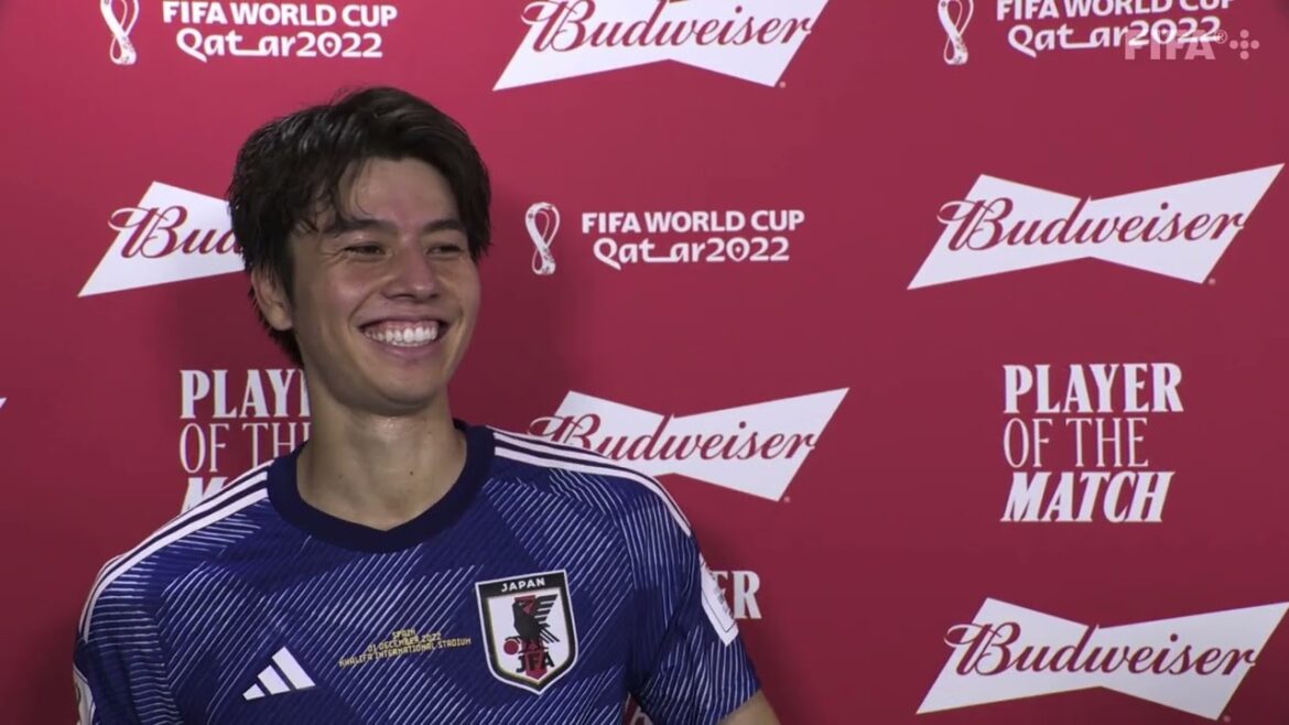 Ao Tanaka - Joueur du match Budweiser |  Japon contre Espagne