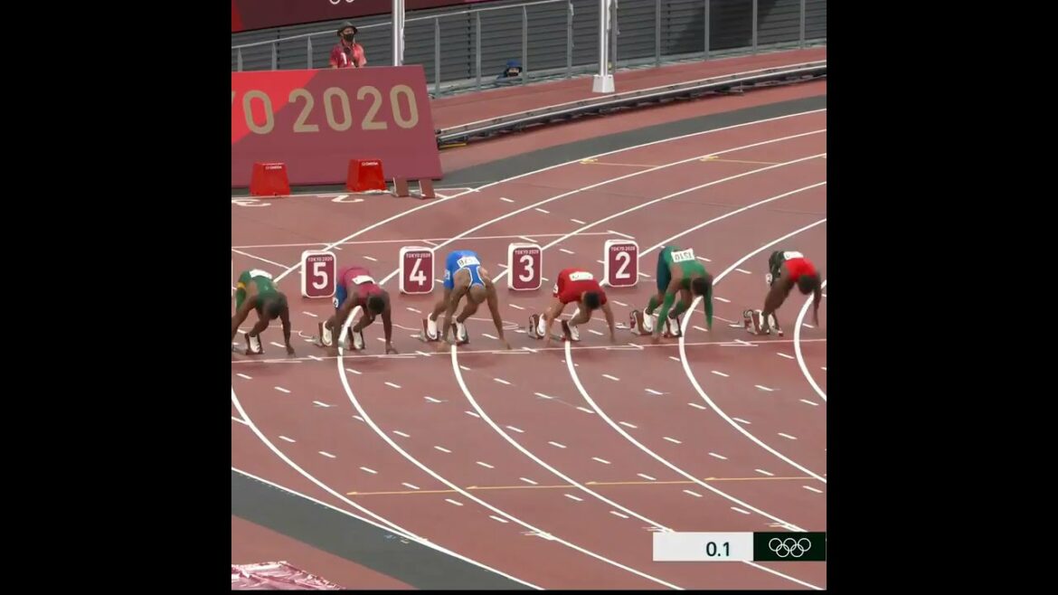 Wait for end 😱|| track and field highlights||100M ||Olympic 2021