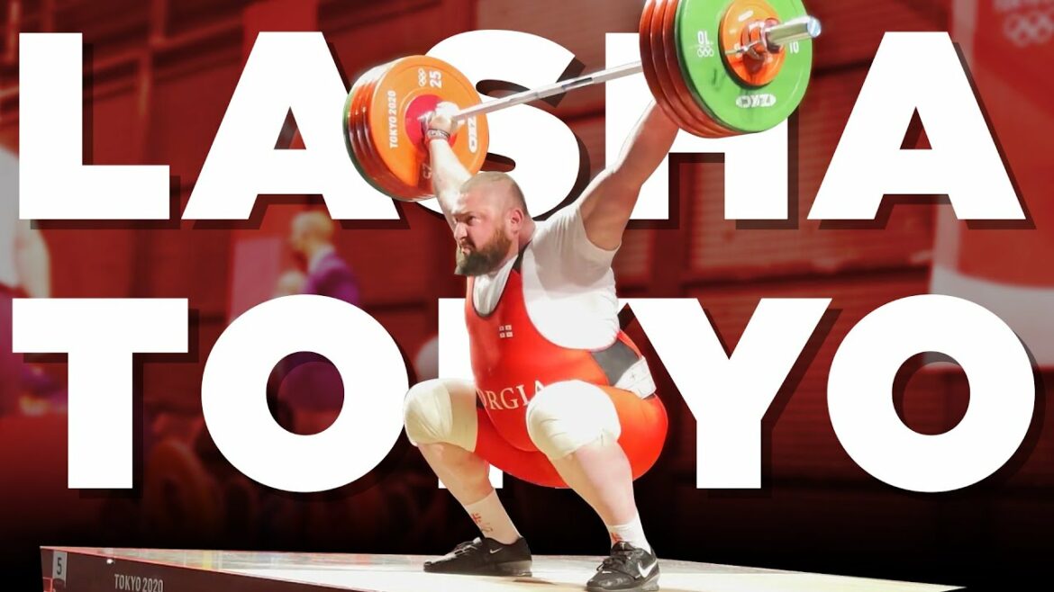 Lasha 223/265 RECORD DU MONDE Échauffement complet en arrière-boutique |  Jeux olympiques de Tokyo