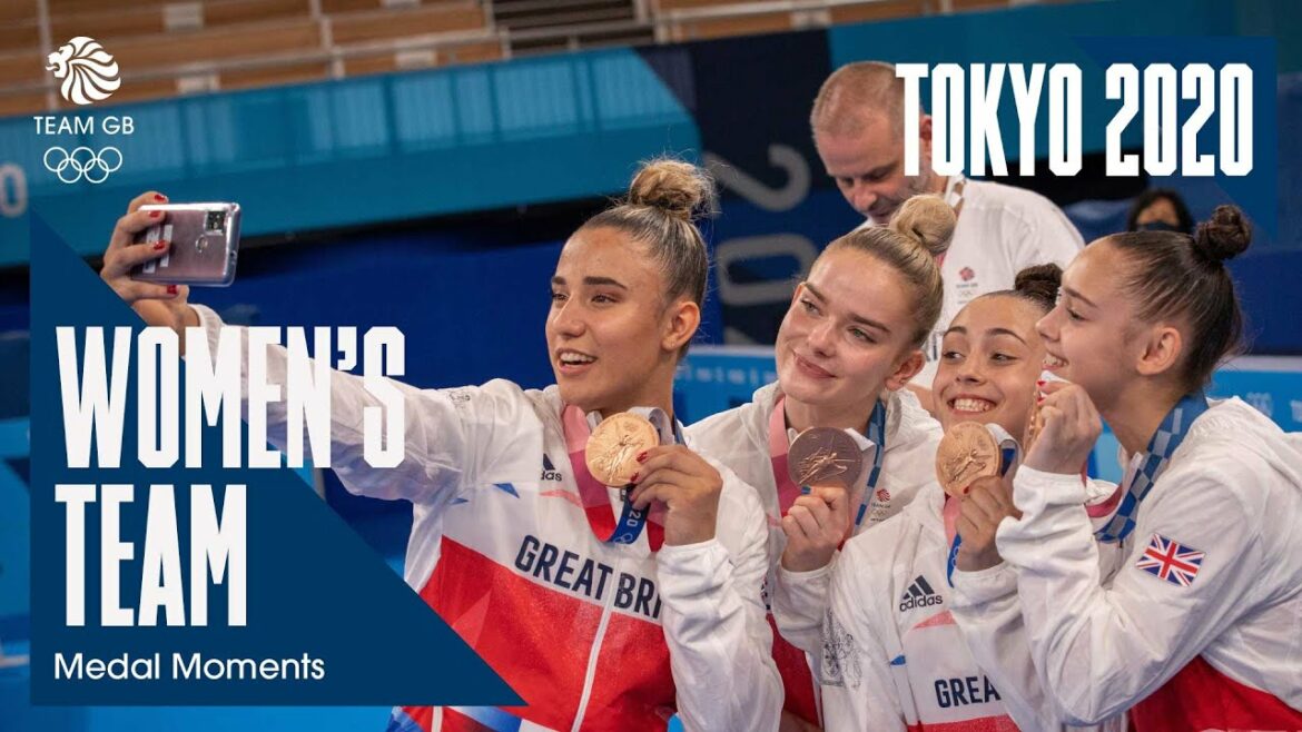 PREMIÈRE médaille olympique de GYMNASTIQUE par équipe féminine en 93 ANS !  |  Jeux Olympiques de Tokyo 2020 |  Moments de médaille