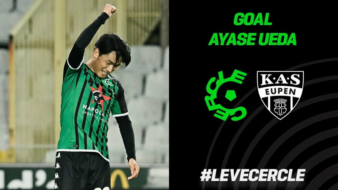 CERCLE DE BRUGGE-AS EUPEN |  BUT Ayase Ueda (3-0)