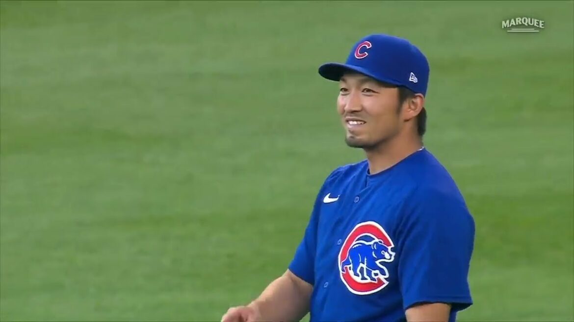 Les épaules fortes et fières de Seiya Suzuki explosent ! Poignardez le coureur qui a sauté avec une balle rapide ! Le lanceur est également très heureux!