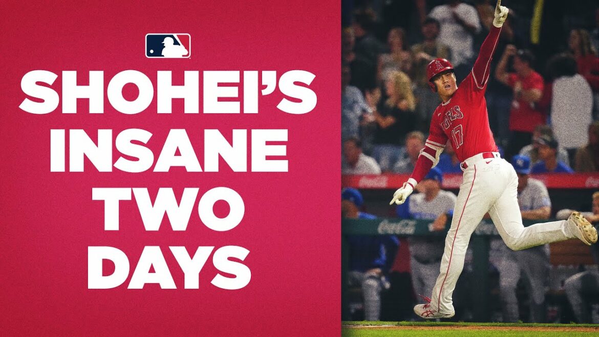 8 points produits, puis 13 retraits au bâton !!!  Shohei Ohtani a INSANE deux matchs consécutifs !!