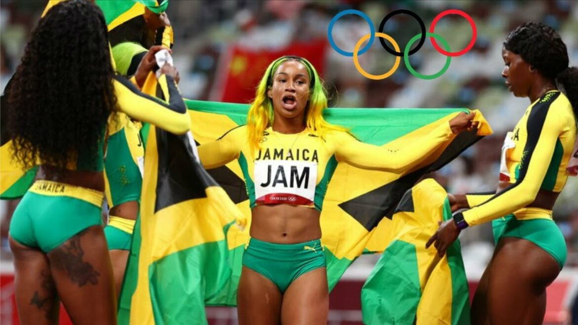 Jamaïque 400x100m Relais Médaille d'Or, Entrevue d'Après Course |  Finales des Jeux Olympiques de Tokyo 2020