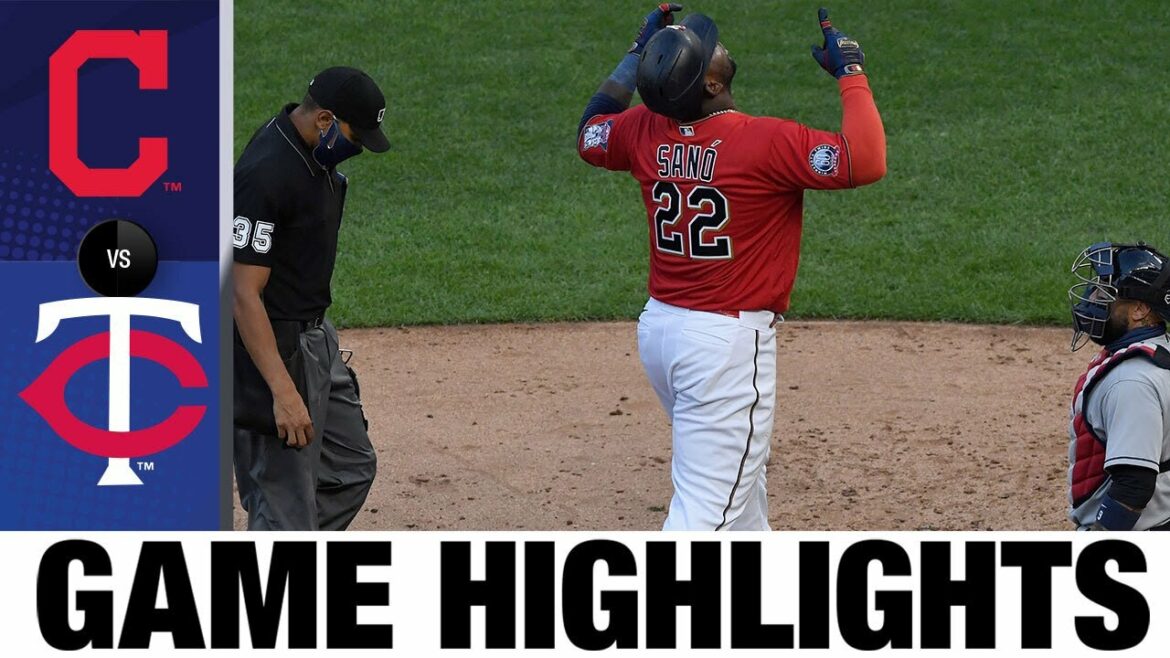Miguel Sano et Kenta Maeda mènent le jeu blanc 3-0 |  Faits saillants du jeu Twins-Indians 8/1/20