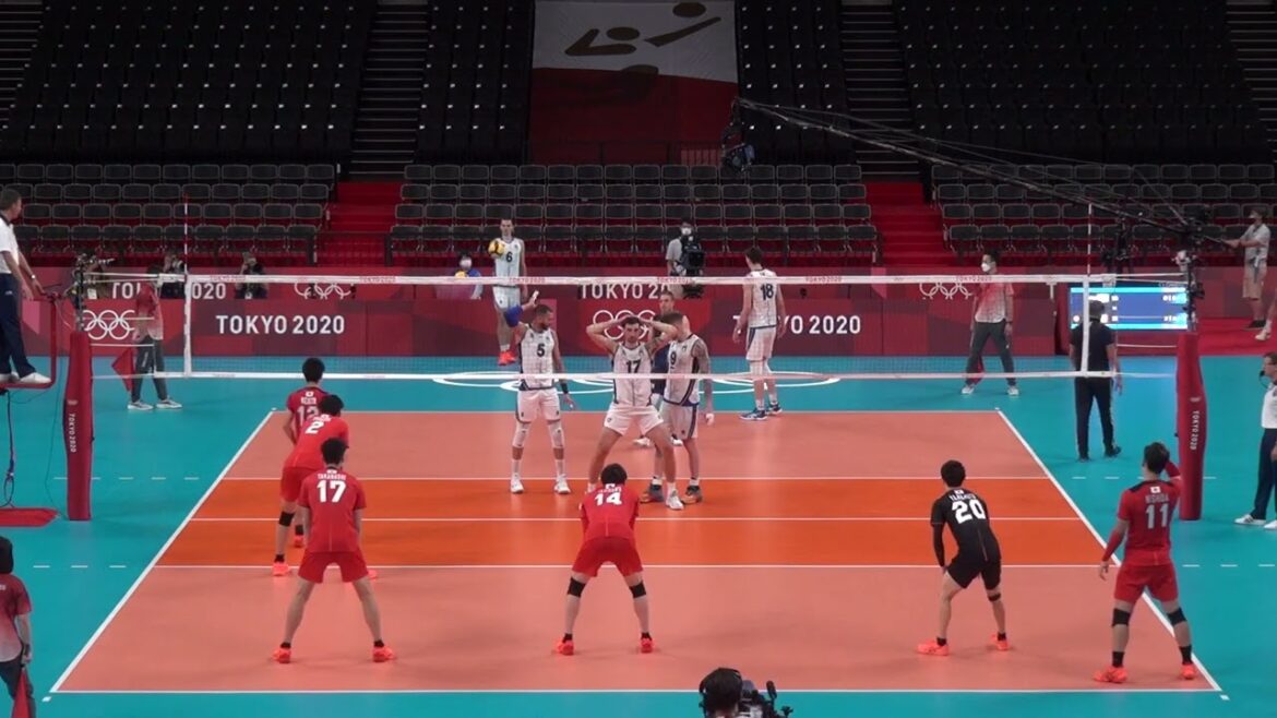 Volleyball Japon vs Italie 1:3 - Match COMPLET Tokyo2020