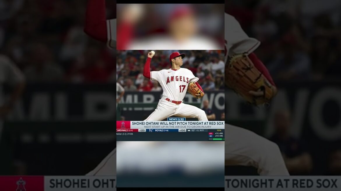 Shohei Ohtani NE lancera PAS contre les #shorts des Red Sox