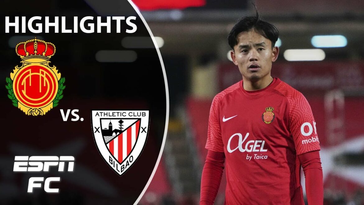 Le but tardif de Kubo à la 88e minute donne à Majorque une victoire 3-2 contre l'Athletic |  Faits saillants de la Liga |  ESPN FC