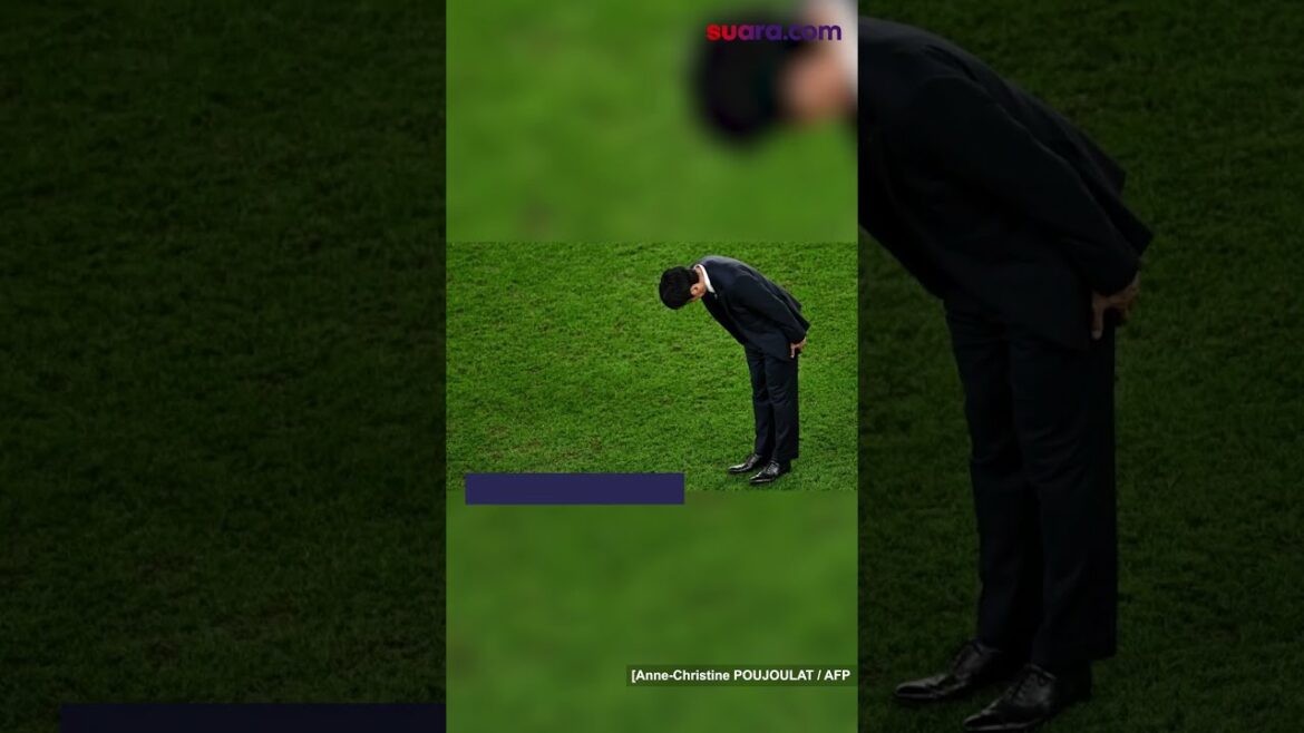 Le moment où Hajime Moriyasu s'est incliné après l'échec du Japon dans le Top 16 #Shorts