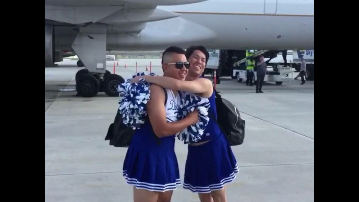 Maeda Kenta Julio Urias Cheerleader Rookie Hazing