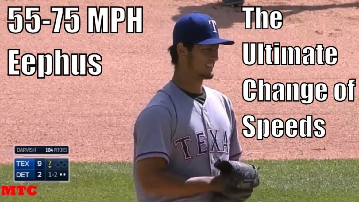 Yu Darvish exhibant son Eephus Yu Darvish exhibant son Eephus