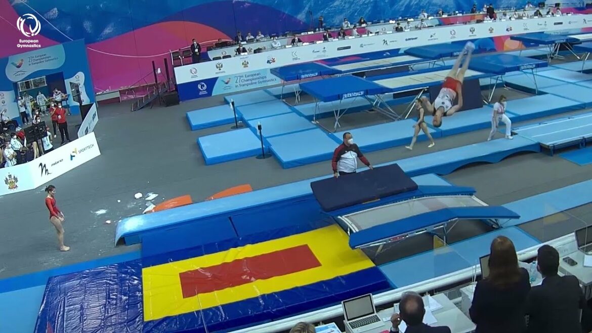 Daniel SCHMIDT (GER) – Médaillé de bronze européen 2021, Double Mini-Trampoline Daniel SCHMIDT (GER) - Médaillé de bronze européen 2021, Double Mini-Trampoline