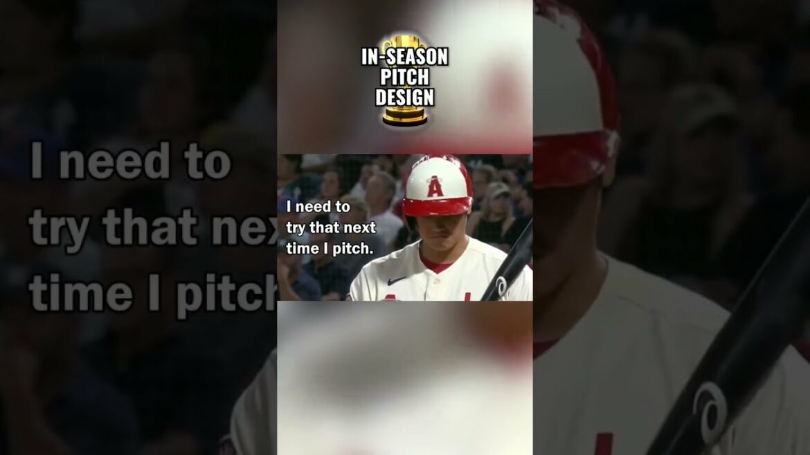 Shohei Ohtani conçoit son #short Sinker de 100 mph