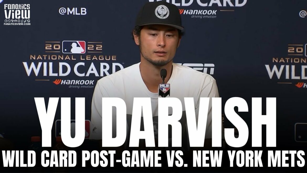 Yu Darvish réagit à la victoire du jeu 1 des Padres de San Diego contre les Mets de New York, le respect de Max Scherzer et la croissance de carrière