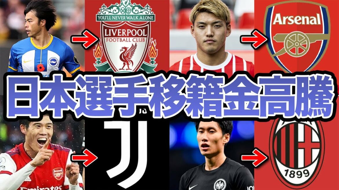 La valeur marchande des transferts des joueurs japonais de la Coupe du monde monte en flèche ! Inondé d'offres des plus grands clubs du monde ! Tout le monde a été étonné du montant publié ![Équipe nationale de football du Japon]