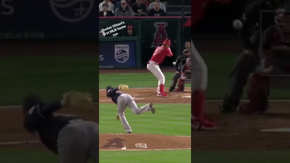 Le premier home run #short de Shohei Ohtani en MLB