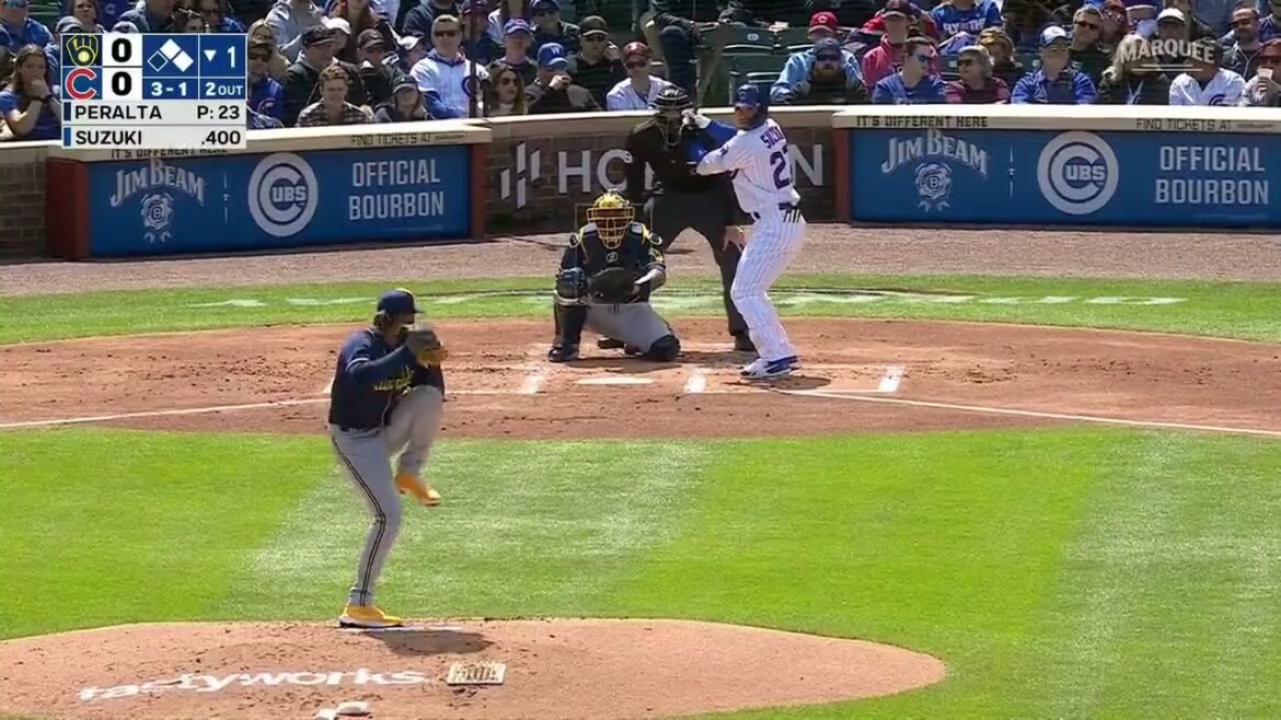 Seiya Suzuki DÉMOLI son premier coup de circuit en Major League !  1ère RH de 2022 !  Cubs de Chicago |  10/04/22