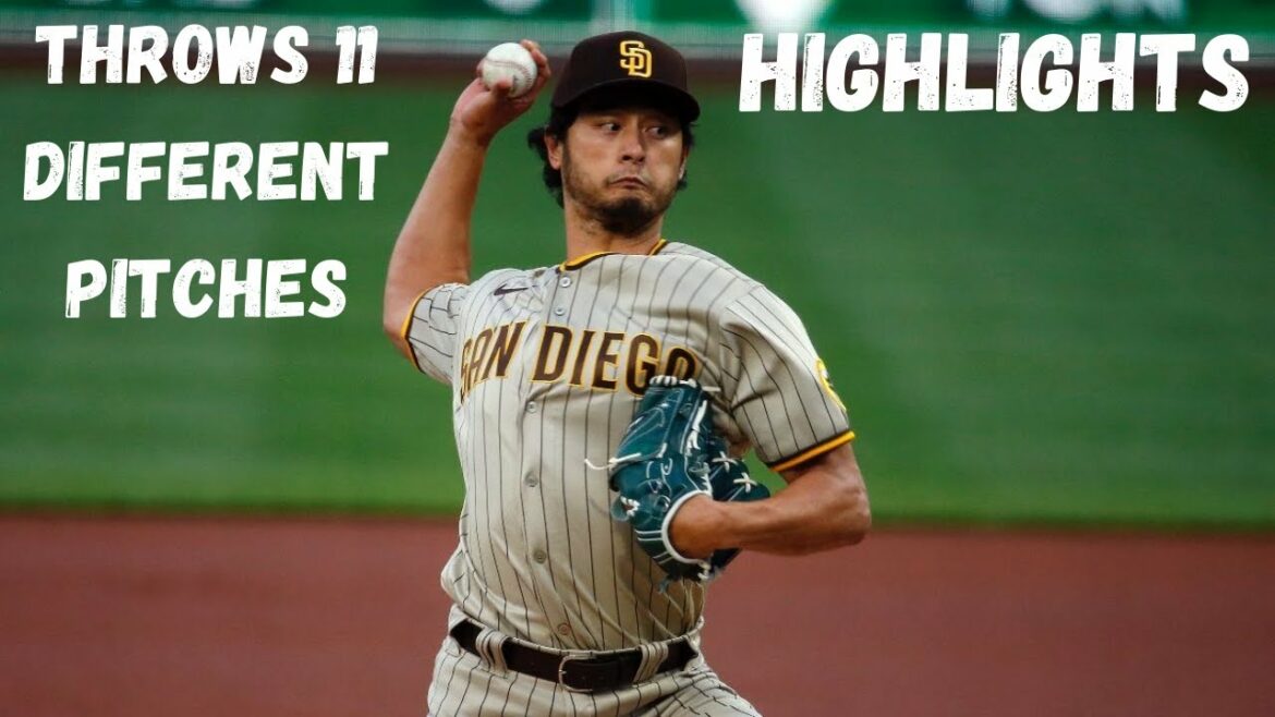 Yu Darvish montre son répertoire (2021 Padres Highlights)
