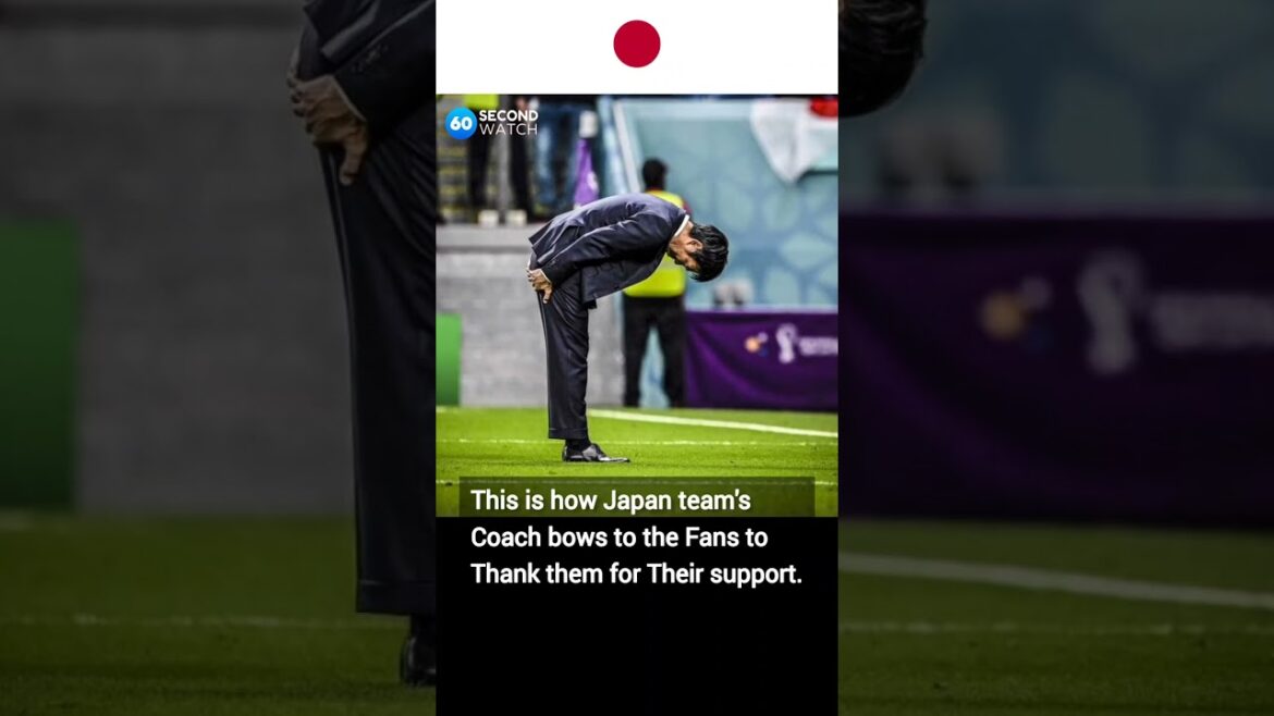 Pure Class - La façon dont l'équipe du Japon entraîne grâce à ses fans !  #Japon #FIFAWorldCup #short