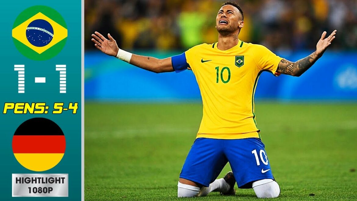 Brazil vs Germany 1-1 (Pens 5:4) Highlights & Goals - Olympics Rio Final 2016