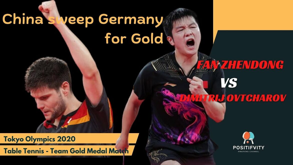 Retour fou !!  Fan Zhendong contre Dimitrij Ovtcharov |  Jeux olympiques de Tokyo
