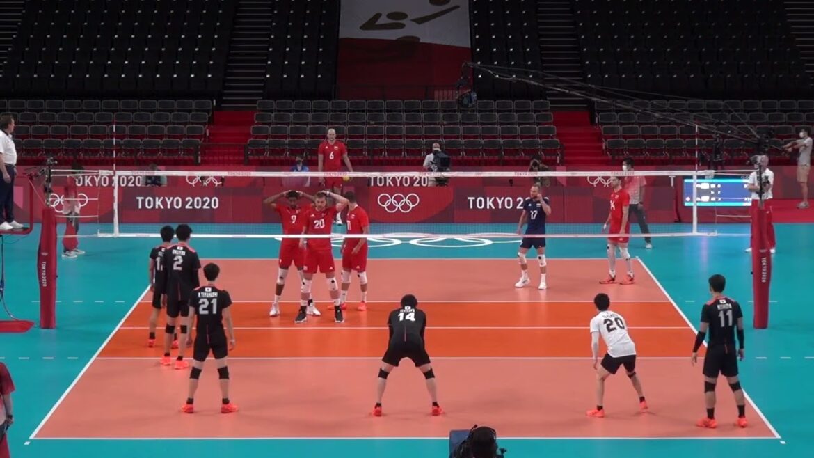 Volleyball Japon vs Pologne 0:3 - Match COMPLET Tokyo2020