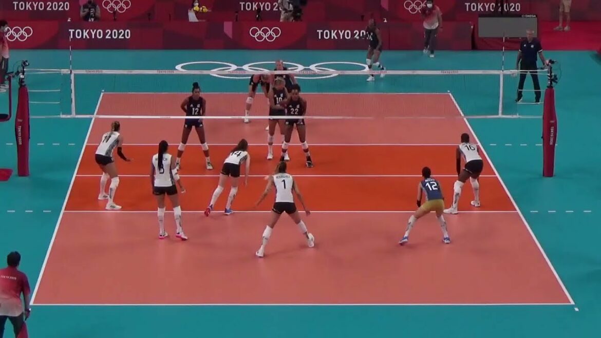 Volleyball Olympique Poule B : États-Unis - Argentine 3:0 Match complet