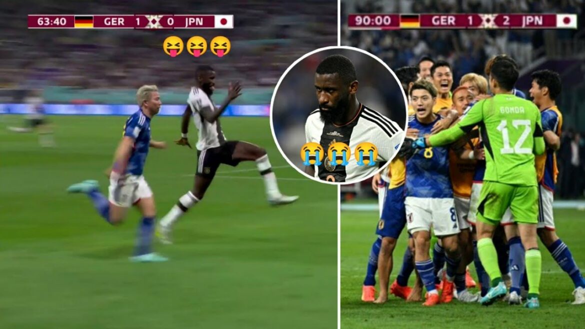🤣 Rudiger Troll Run to Asano Japan Player et Rudiger Got Instan Karma |  Coupe du monde 2022