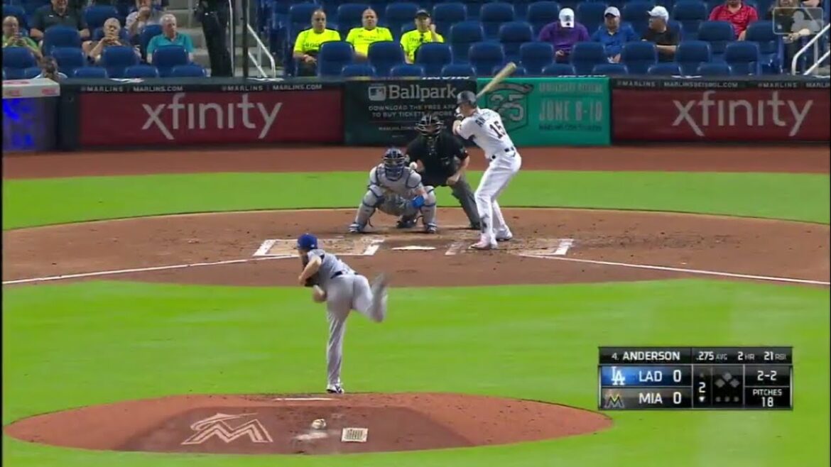 Kenta Maeda 8 manches de blanchissage contre Marlins |  Dodgers contre Marlins