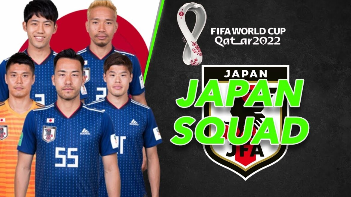JAPON Équipe officielle FIFA World Cup Qatar 2022 - Japan World Cup Squad Qatar 2022
