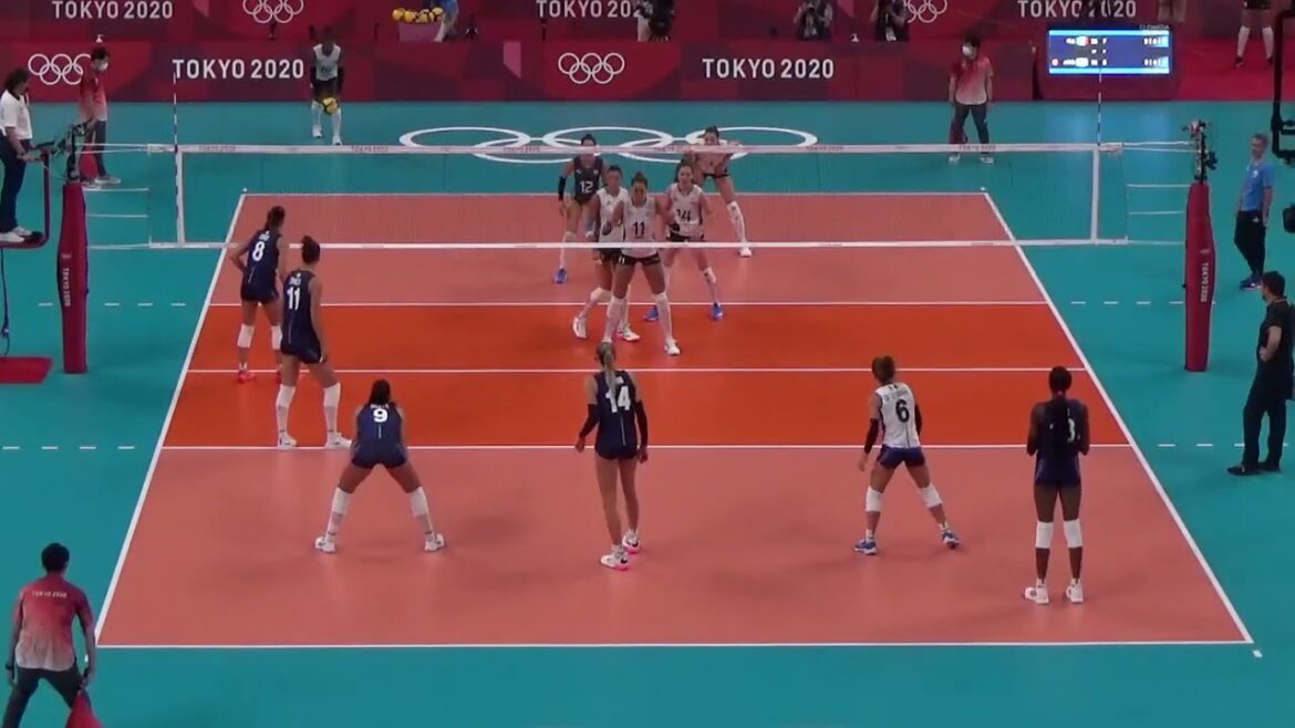 Volleyball Olympique Poule B : Italie - Argentine 3:0 Match complet