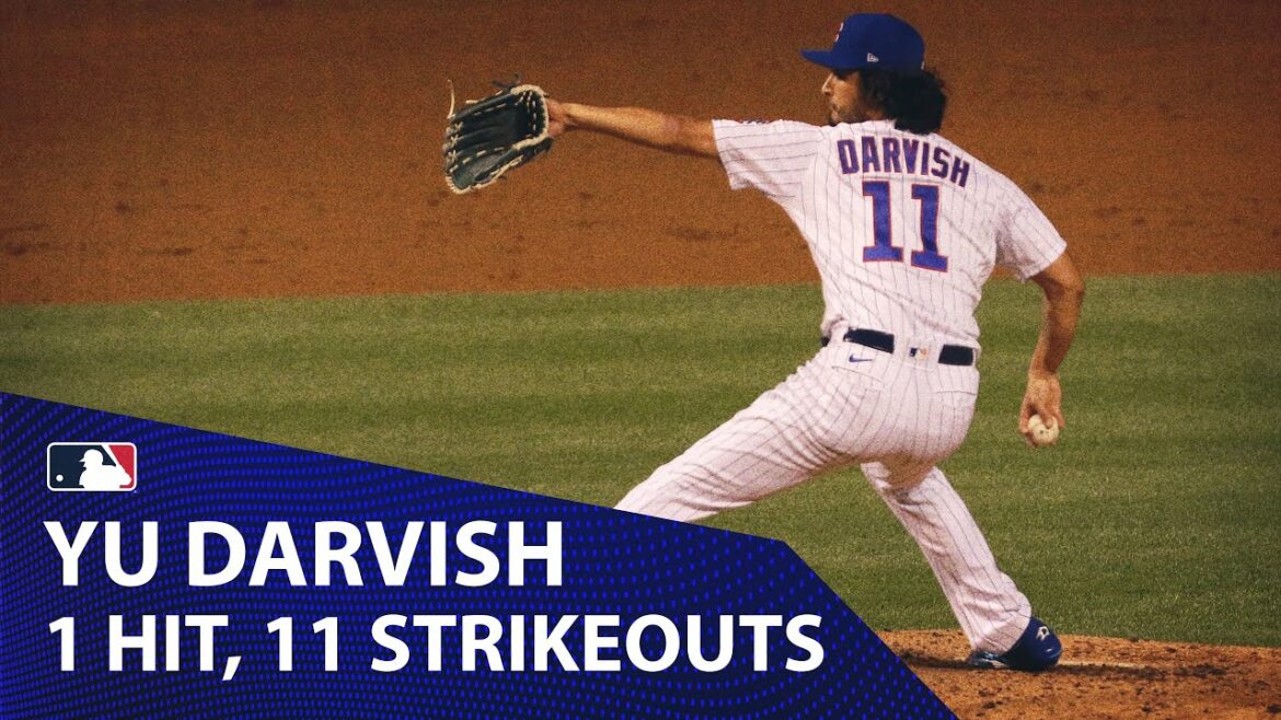 Yu Darvish était DOMINANT ce soir !  L'as des Cubs a lancé 11 retraits au bâton NASTY contre des cardinaux rivaux !