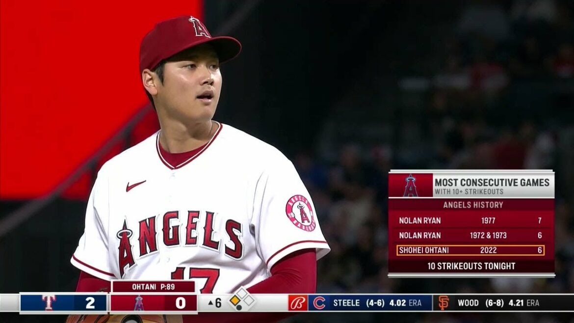 Shohei Ohtani domine TOUJOURS sur le monticule en 2ème mi-temps !!  (Est-il toujours dans la convo MVP ??)