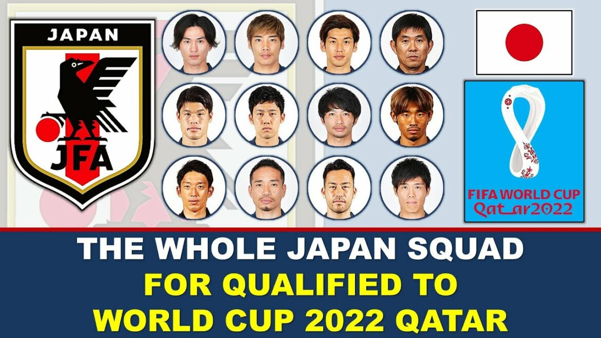 Toute l'équipe du Japon qualifiée pour la Coupe du monde 2022 au Qatar avec composition et statistiques