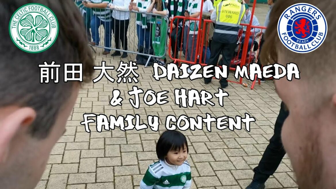 Daizen Maeda Daizen Maeda & Joe Hart Family Content - Celtic - Celtic 4 - Rangers 0 - 03 septembre 2022