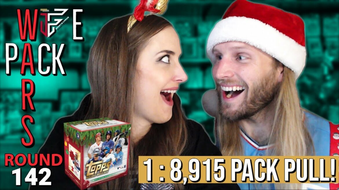 🚨SUPER RARE PULL !🚨 WIFE PACK WARS : ROUND 142 - 2022 TOPPS HOLIDAY MEGA BOXES !  ⚾HIT GARANTI !