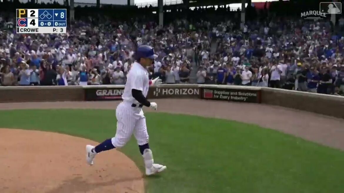 Seiya Suzuki Encore un peu plus pour sortir des terrains ! Un coup de circuit n ° 8 parfait! Un coup depuis avril au port d'attache !