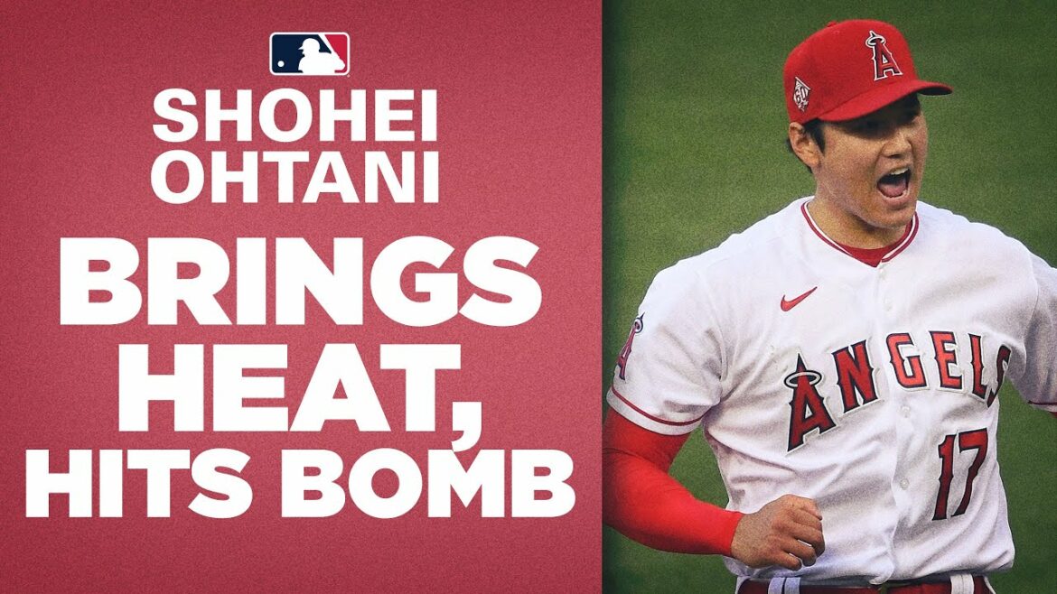 IL FAIT TOUT !  Shohei Ohtani lance un circuit, atteint 100 mph tout en retirant 7!