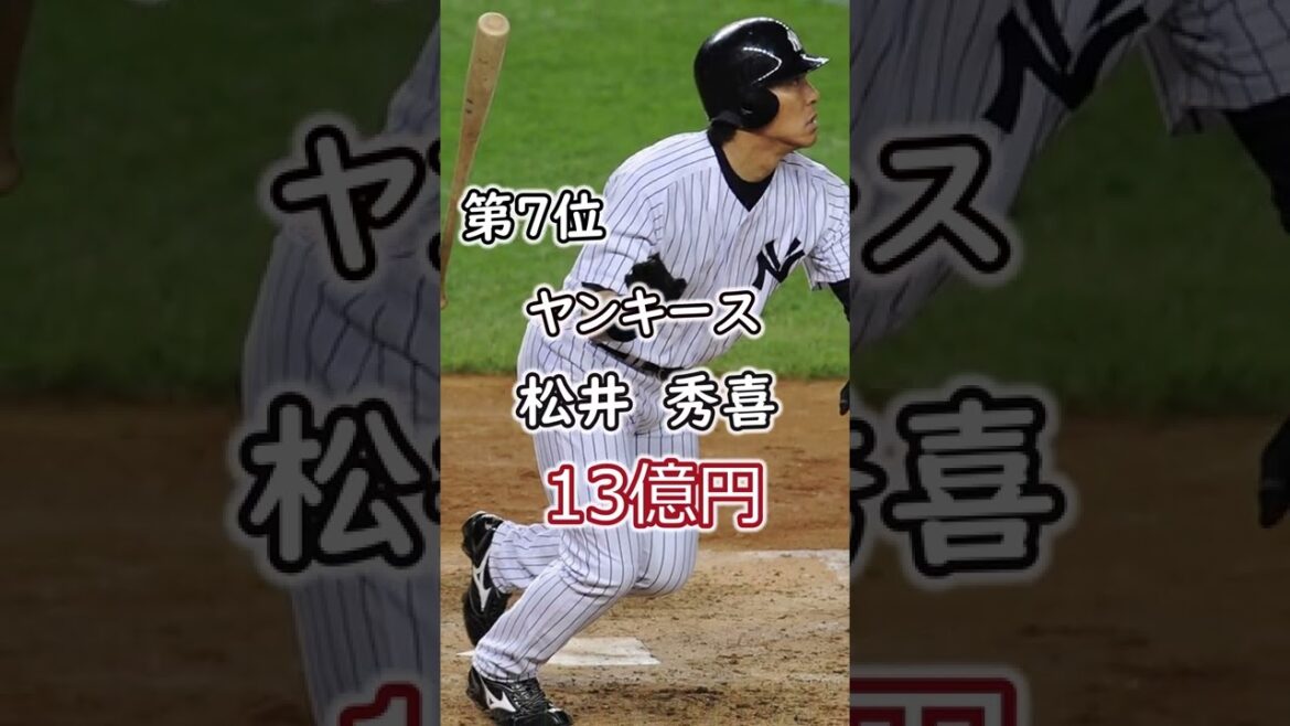 Classement annuel des salaires des ligueurs majeurs japonais #shorts #salaire annuel #ligue majeure japonaise #Ichiro #Tanaka Masahiro #Darvish #Otani