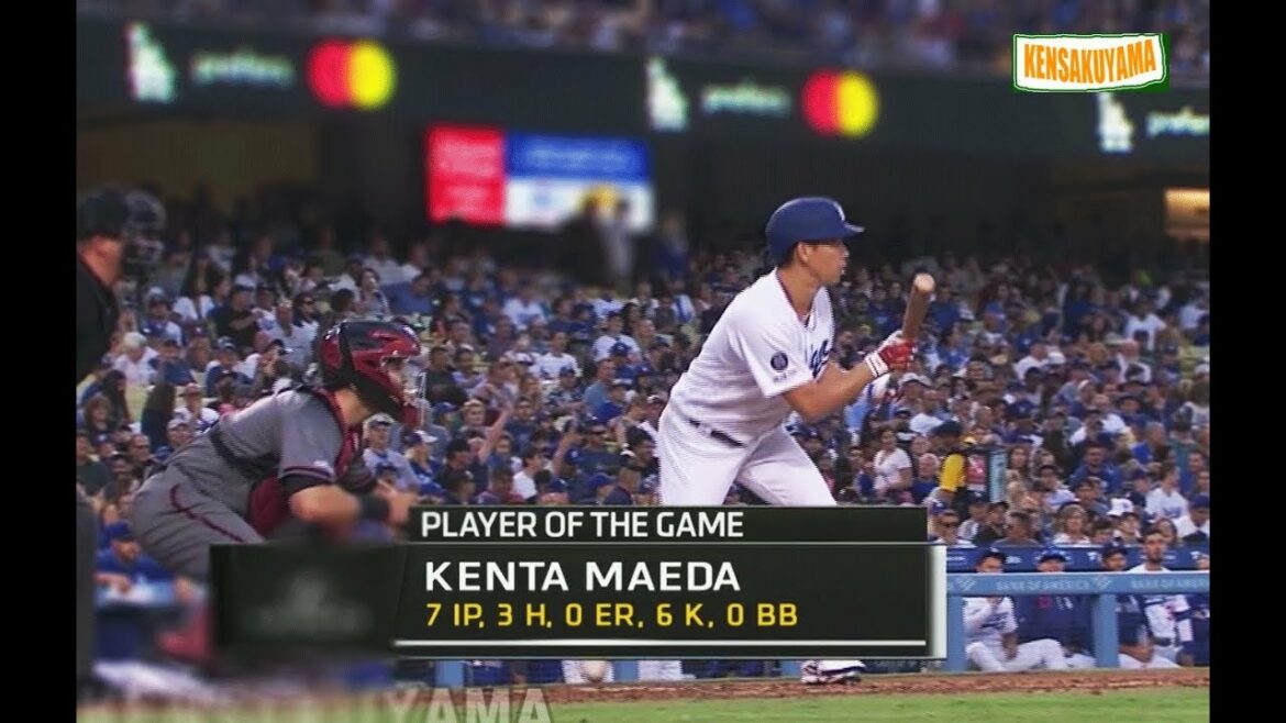 Kenta Maeda lance proprement dans la 7e manche, Dodgers contre D-backs (heure du Japon, 11 août 2019)