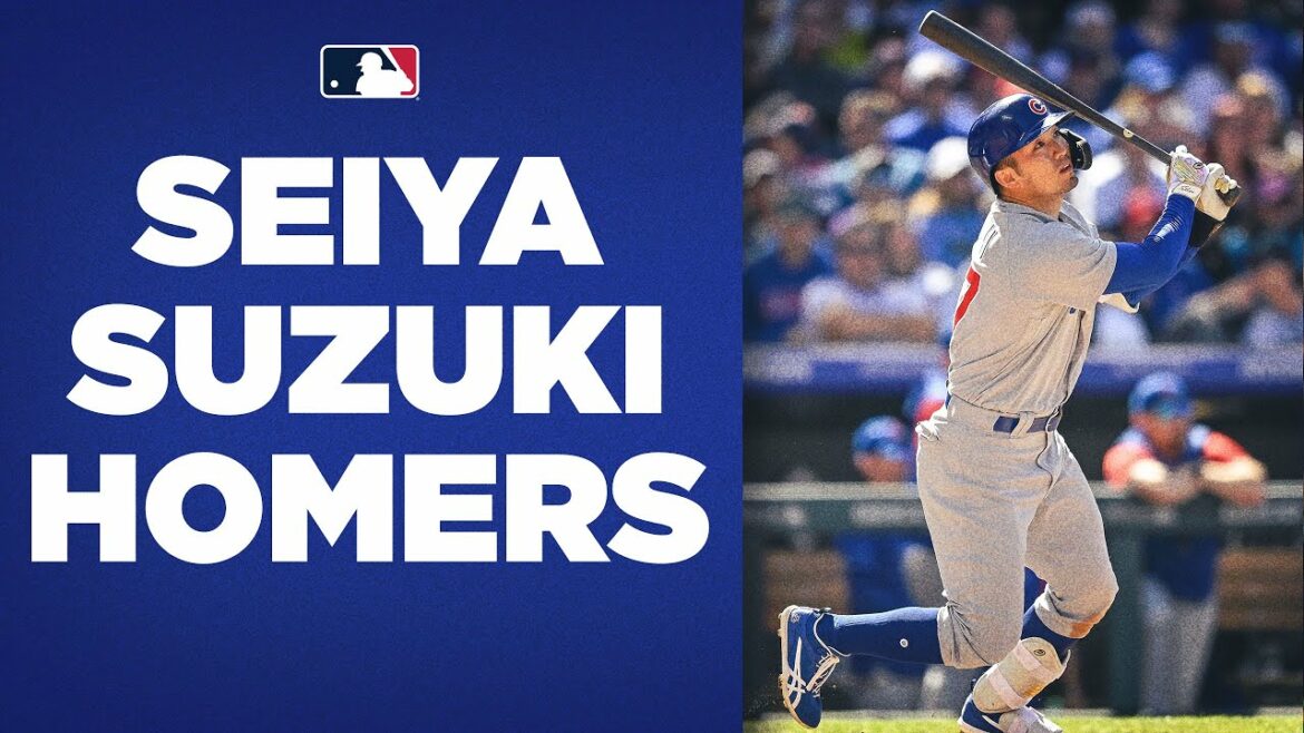 Seiya Suzuki va à nouveau au chantier !!  (Le voltigeur des Cubs est en feu !)